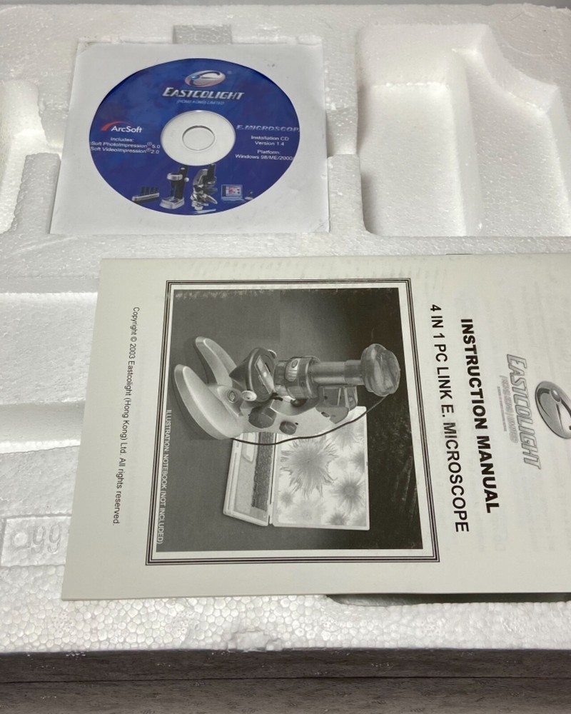Microscope Eastcolight 2003 MicroXplore PC300 Images Display on PC Original Box
