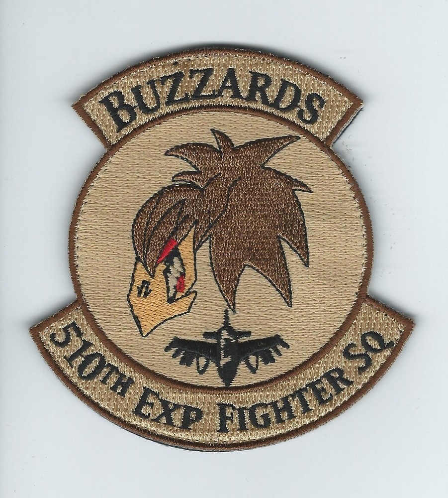 510th EXPEDITIONARY FIGHTER SQUADRON "BUZZARDS" desert patch