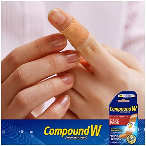 Compound W Wart Remover Maximum Strength One Step 14 Count (Pack of 1), White