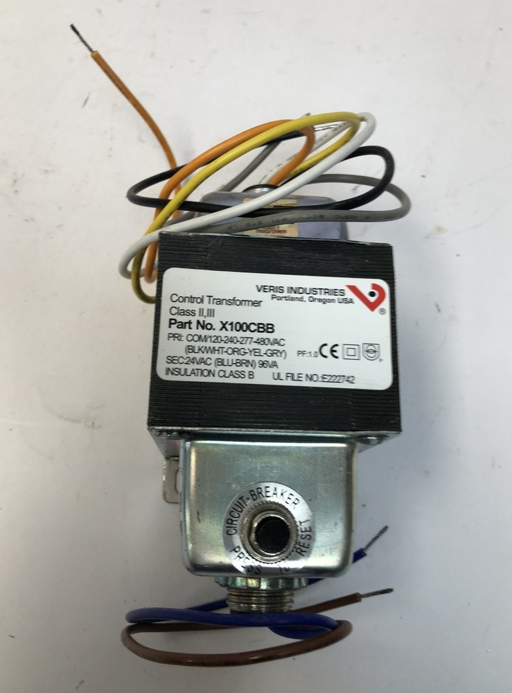 Veris X100CBB Control Transformer – Good Condition