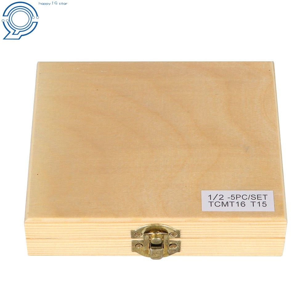 5 pack 1/2" Carbide Indexable Turning Tool Lathe Tool Bit With Carbide Inserts