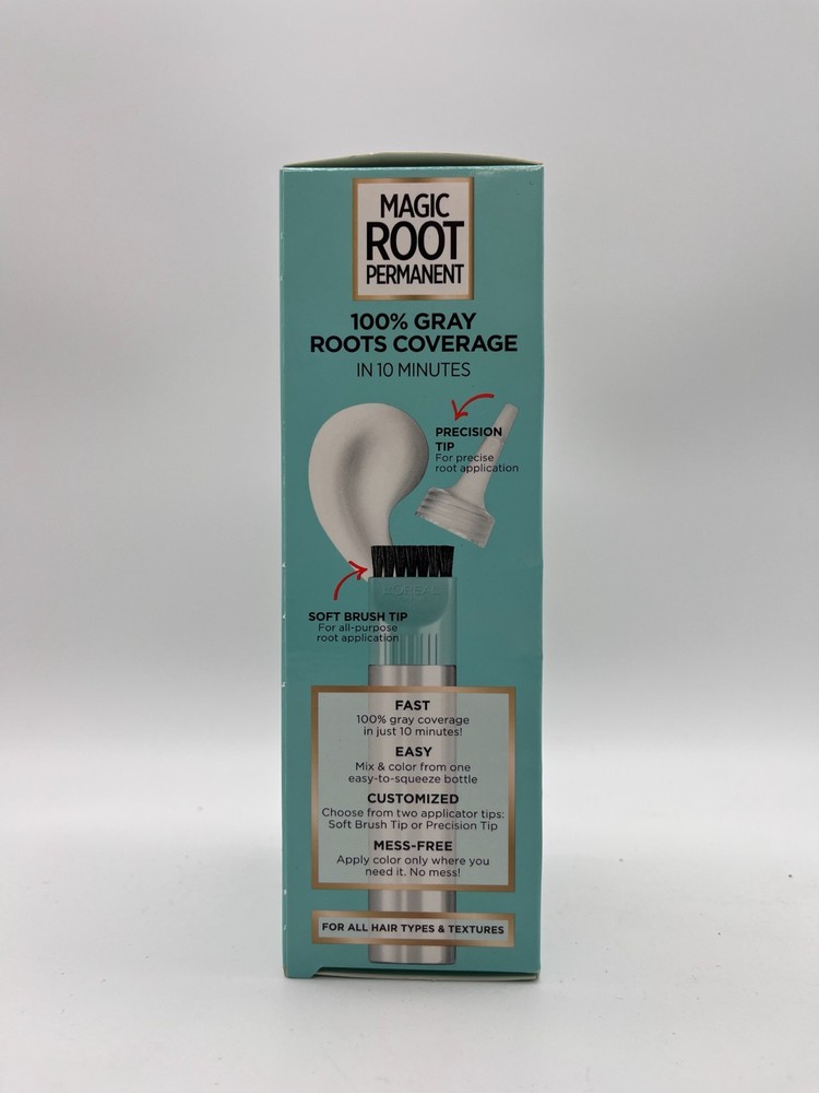 4x L'OREAL MAGIC ROOT PERMANENT #3 SOFT BLACK 10 MINUTE KIT SEALED MR 704
