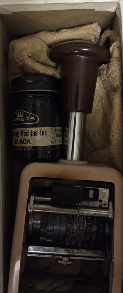 Numbering Michine, By Hand