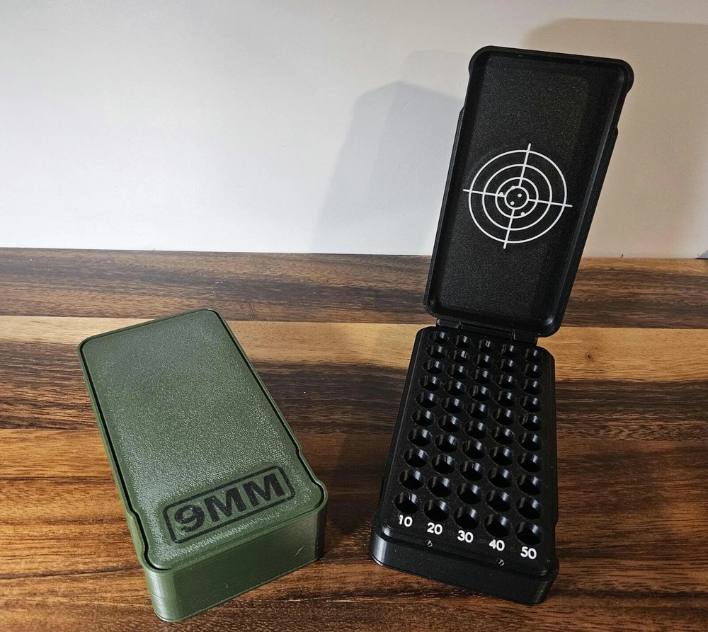 9MM Ammo Box Storage - 50 Rounds