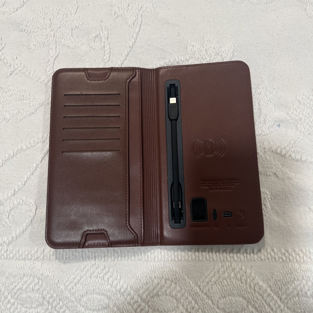 Madhav Cooper limited Muiti- functional Wire & Wireless Charging Wallet
