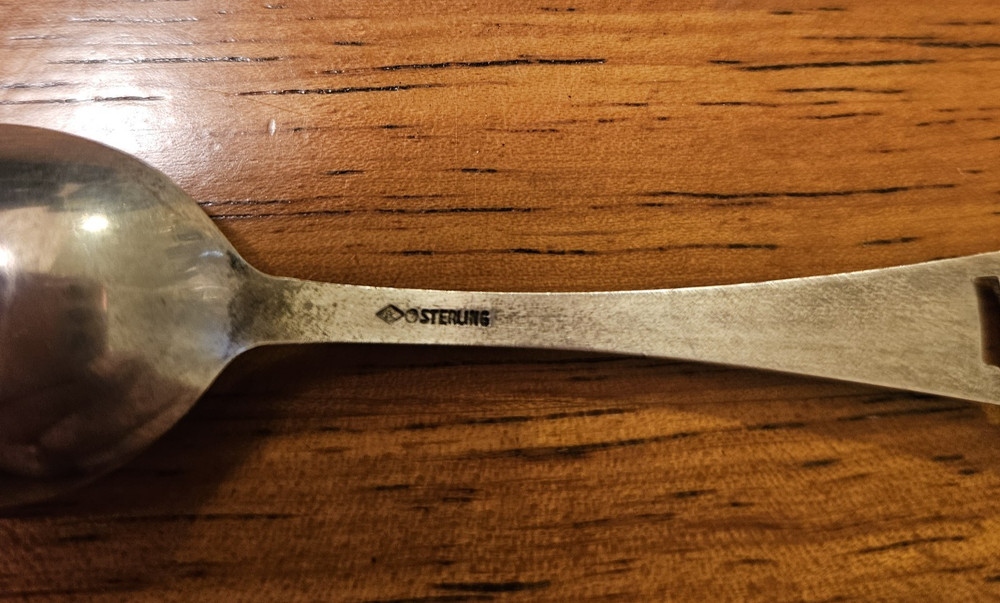Vintage Sterling Silver Mt Rushmore Souvenir Spoon