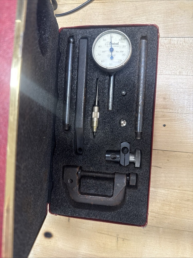 Vintage Central Tool Company No.200 Dial Indicator Set
