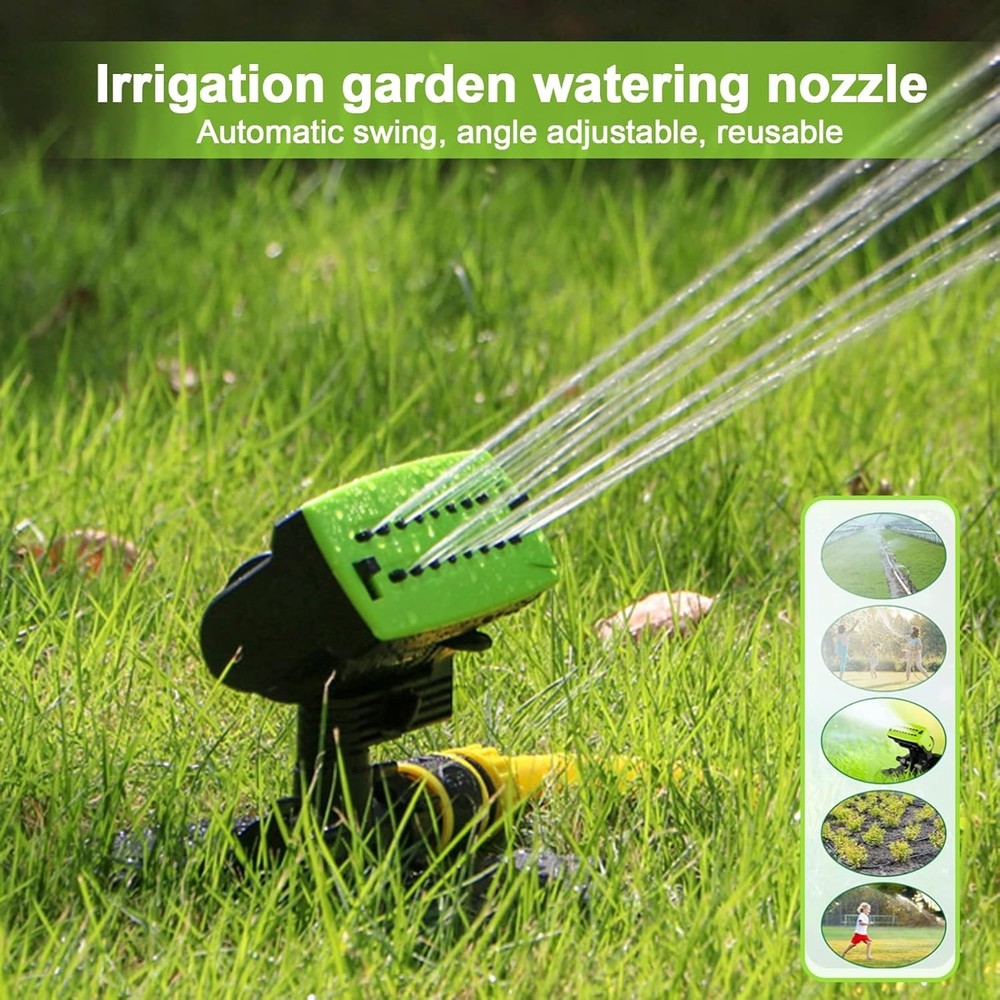 Automatic Watering Sprinklers For Yard Irrigation System With Oscillating Nozzle
