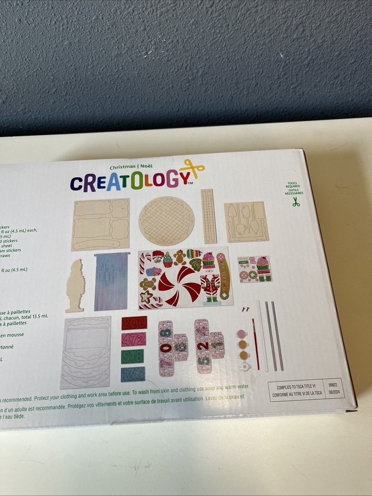 Nutcracker Countdown Kit. ages 6+. Christmas Craft. Creatology. New.