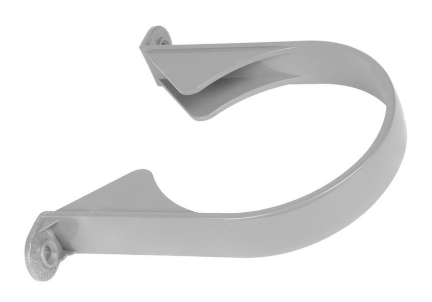 Grey Soil Pipe Clips x 3 Soil & Vent Pipe Bracket 110mm 4"