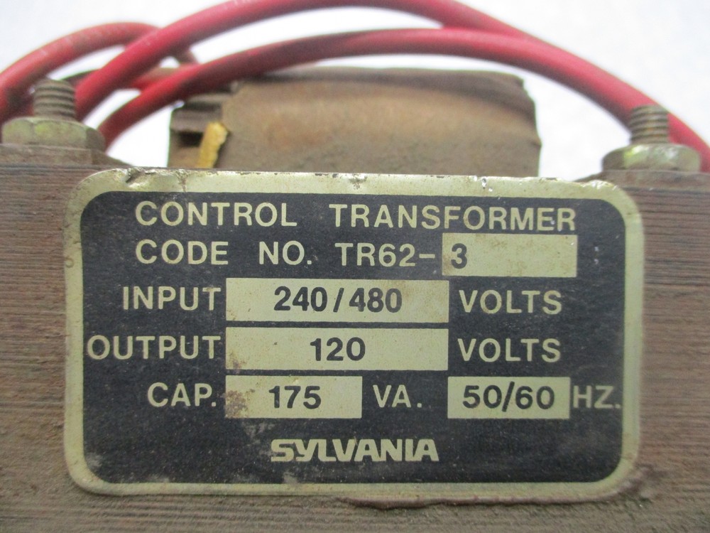 SYLVANIA TR62-3 TRANSFORMER UNMP