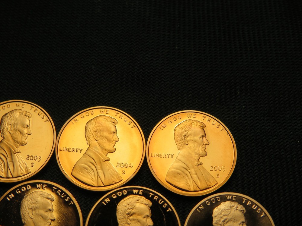 2003 2004 2005 2006 2007 2008 2013 2014 2015 2016 Proof Memorial & Shield cents