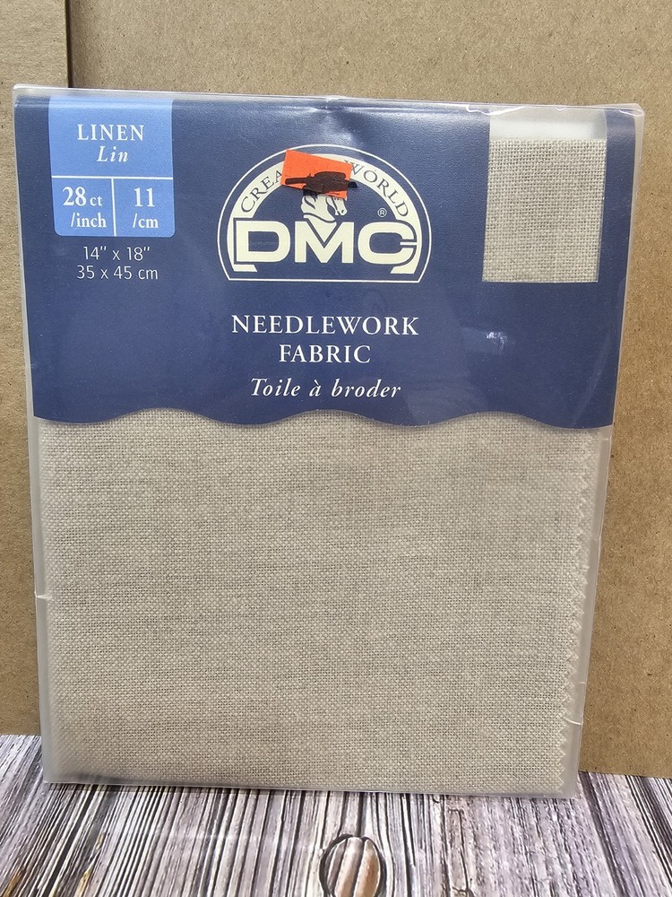 Creative World DMC Needlework Fabric 28 CT 14x18 Linen