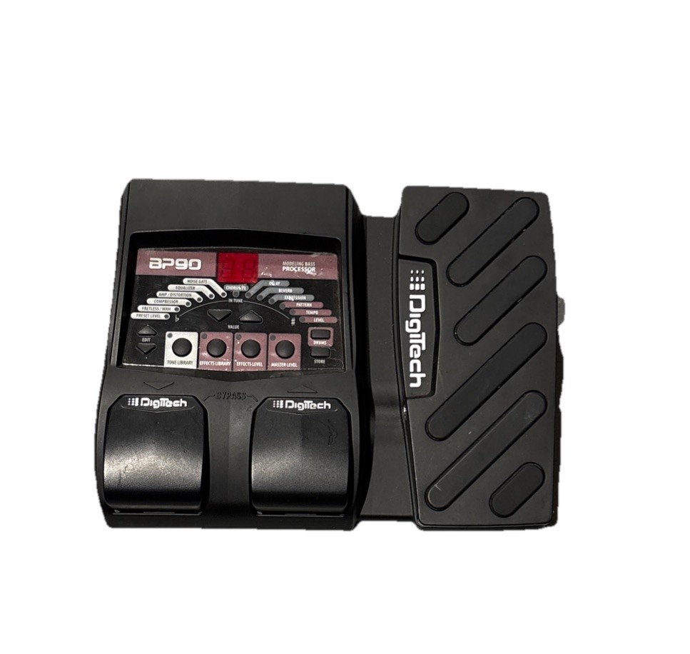 Digitech BP90 Bass Pedal Processor, compact with multiple effects.