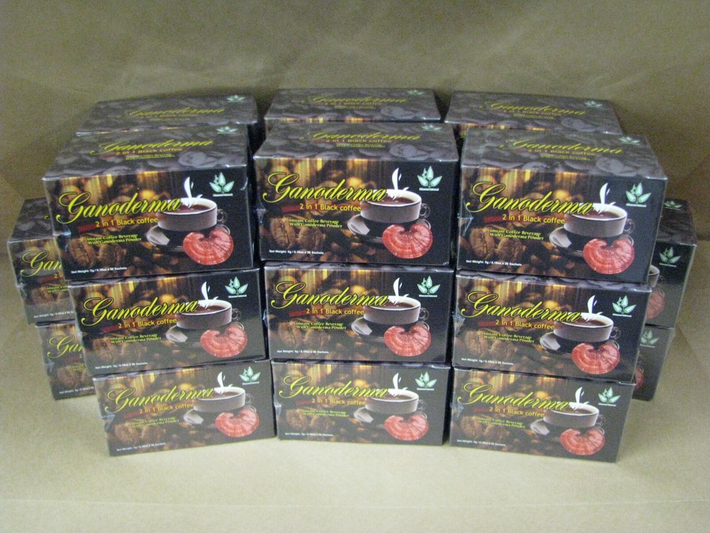 Ganoderma Coffee 2-1 Classic Black Healthy Coffee - 20 Boxes (400 pks)