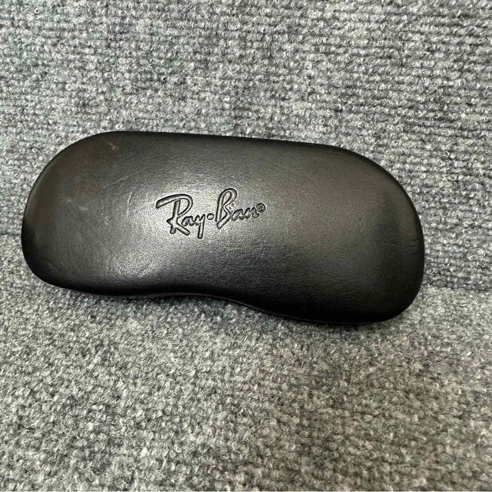 Ray-Ban Highstreet 5206 eyeglass frames case rectangle flex hinges black red