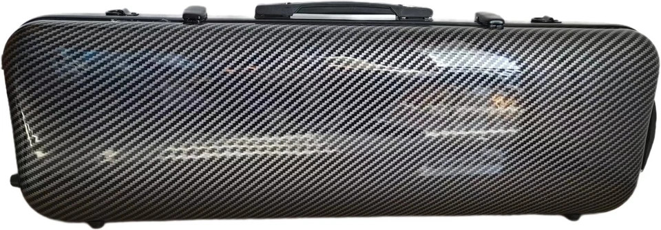 Good quality Rectangular carbon fiber 4/4 violin Case  hard case music