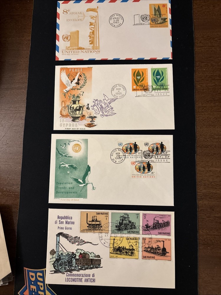 FDC & Envelope Collection 1899-84, US-Foreign-UN issues (67) See Images