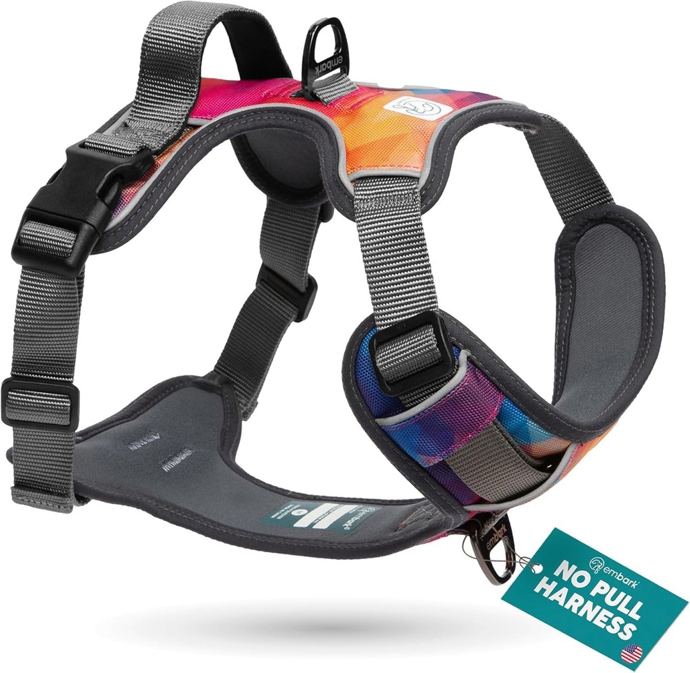 Embark Adventure No Pull Dog Harness, Reflective Trim No Pull Harness for Med...