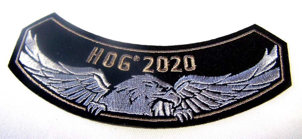 Harley Davidson 2020 HOG Harley Owners Group Rocker Patch NICE NEW