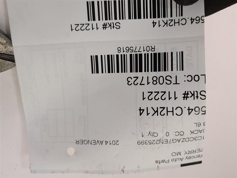 Floor Jack fits 2014 Dodge Avenger Grade A