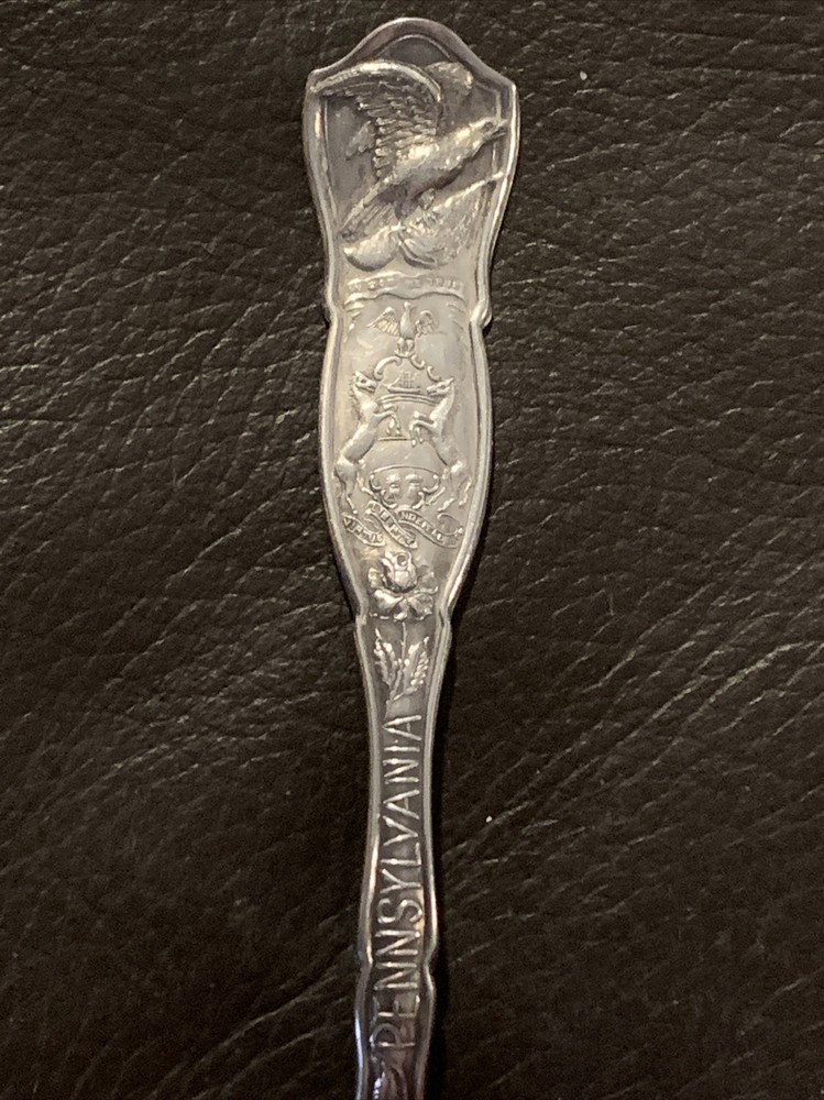 6" Pennsylvania silver plate Collector Spoon, eagle