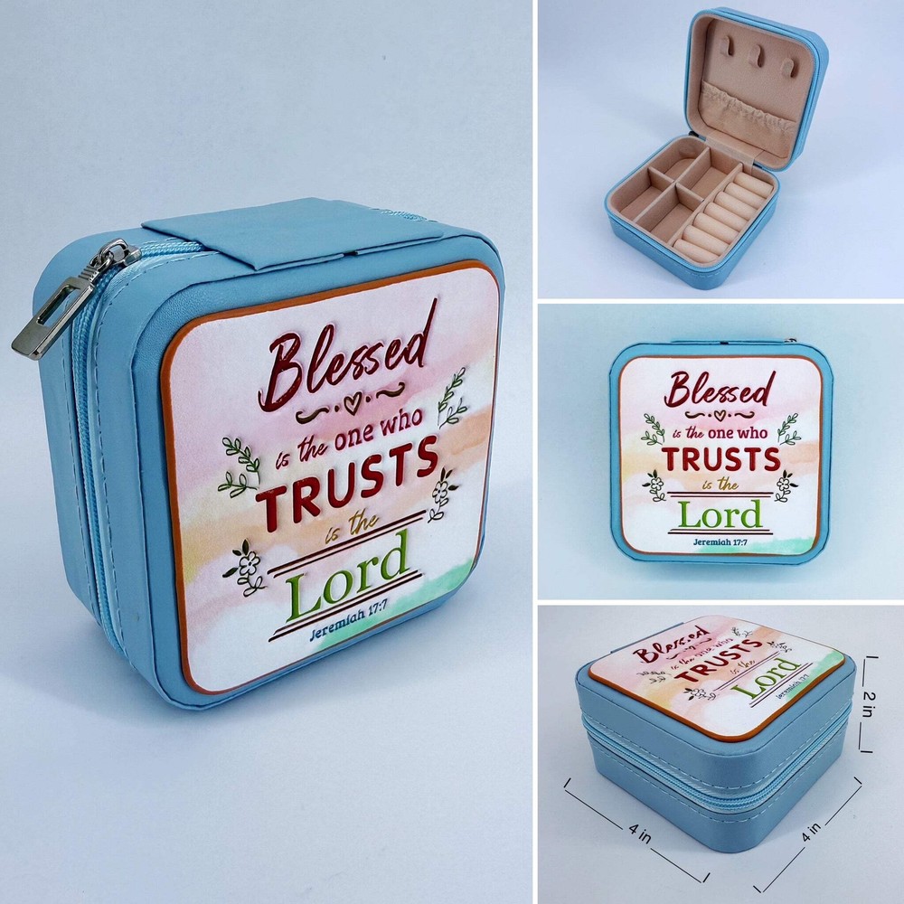 Tooled Leather Jewelry Box Jeremiah 17:7