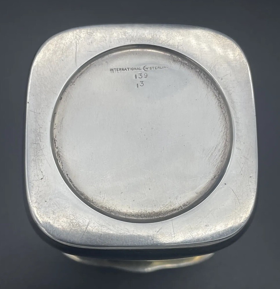 Sterling Silver Cigarette / Toothpick Dispenser Box No Monogram International
