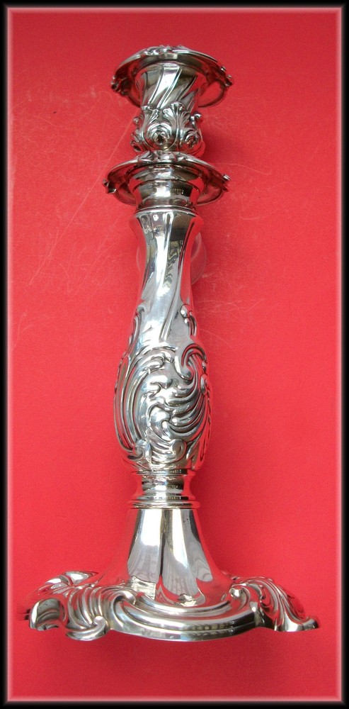 Reed and Barton Rococo Revival style Candelabra