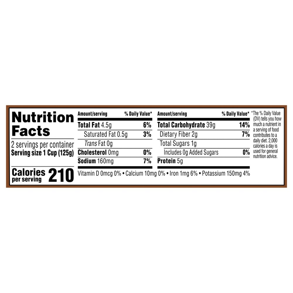 Microwaveable Brown Rice Cups Gluten Free