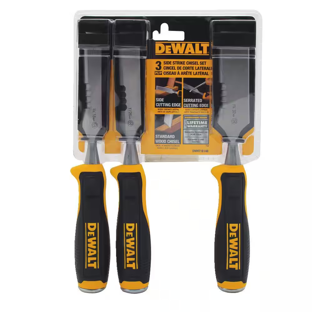Side Strike Chisel Set (3-Piece)