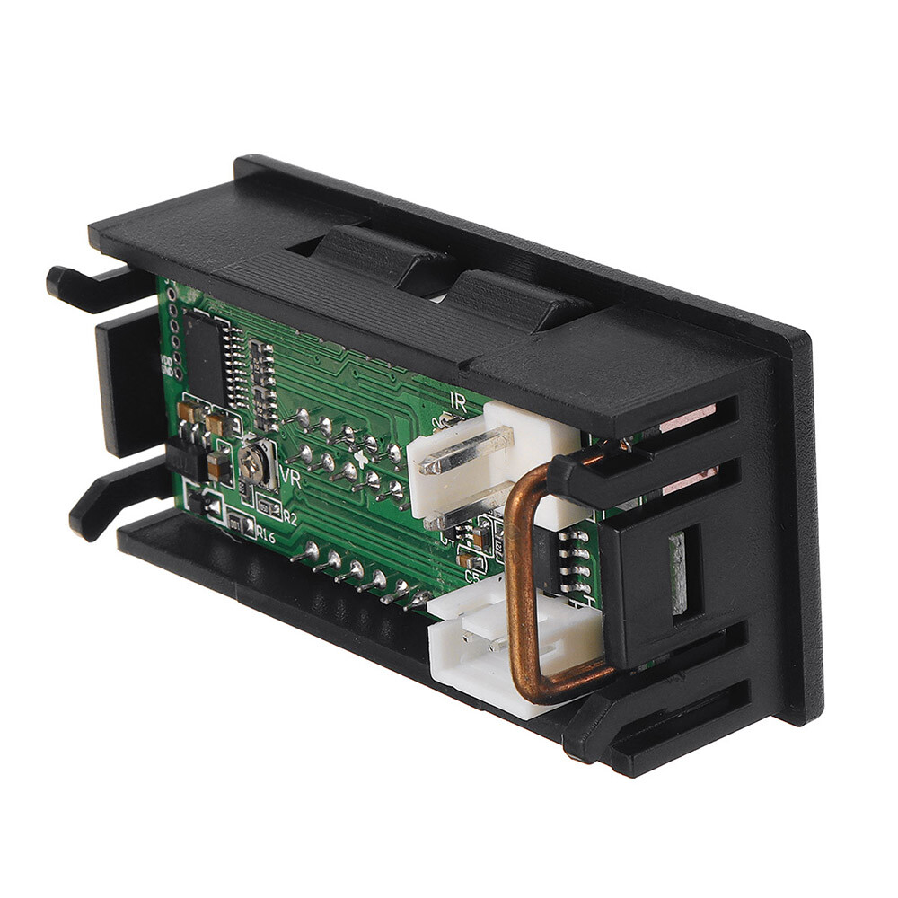 2x M4430 DC 200V Digital Voltmeter Ammeter LED Display Voltage Amp Panel Meter