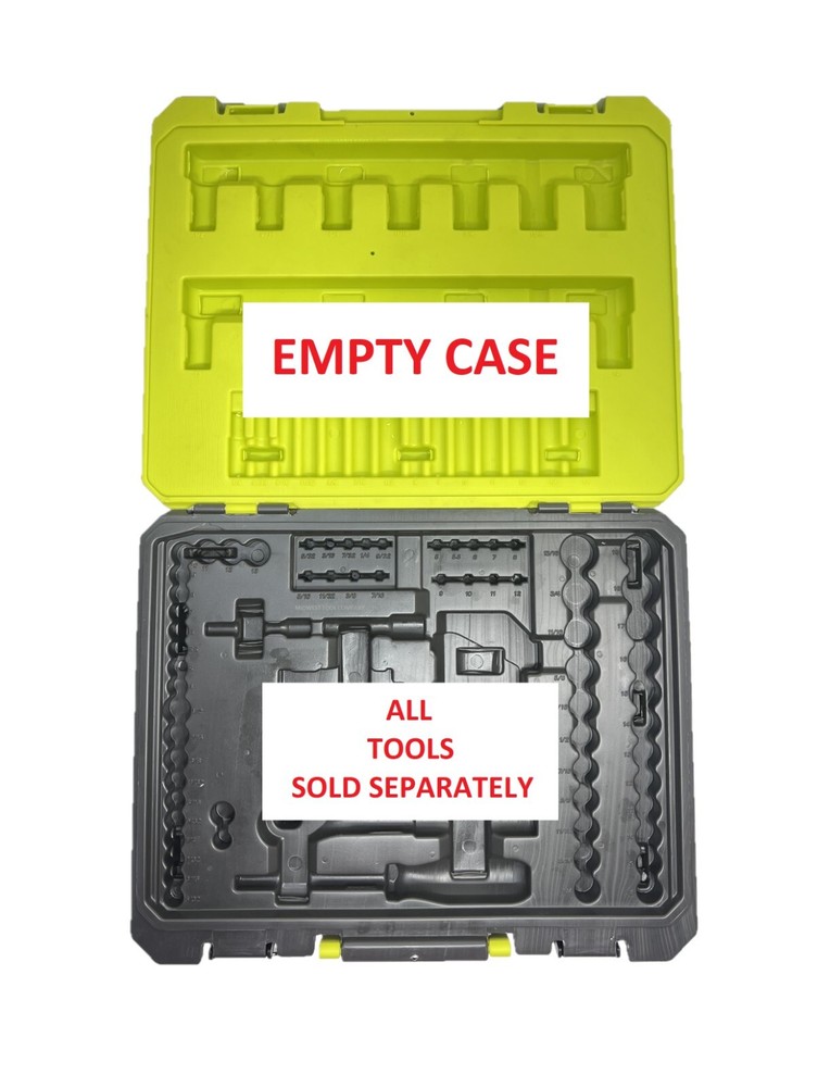 Empty Replacement Ryobi Case for 156pc Mechanic’s Tool Set – EMPTY CASE