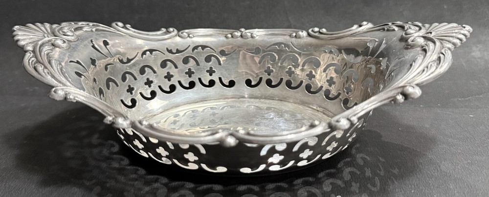 American 1951 Gorham Sterling Silver Pierced Basket