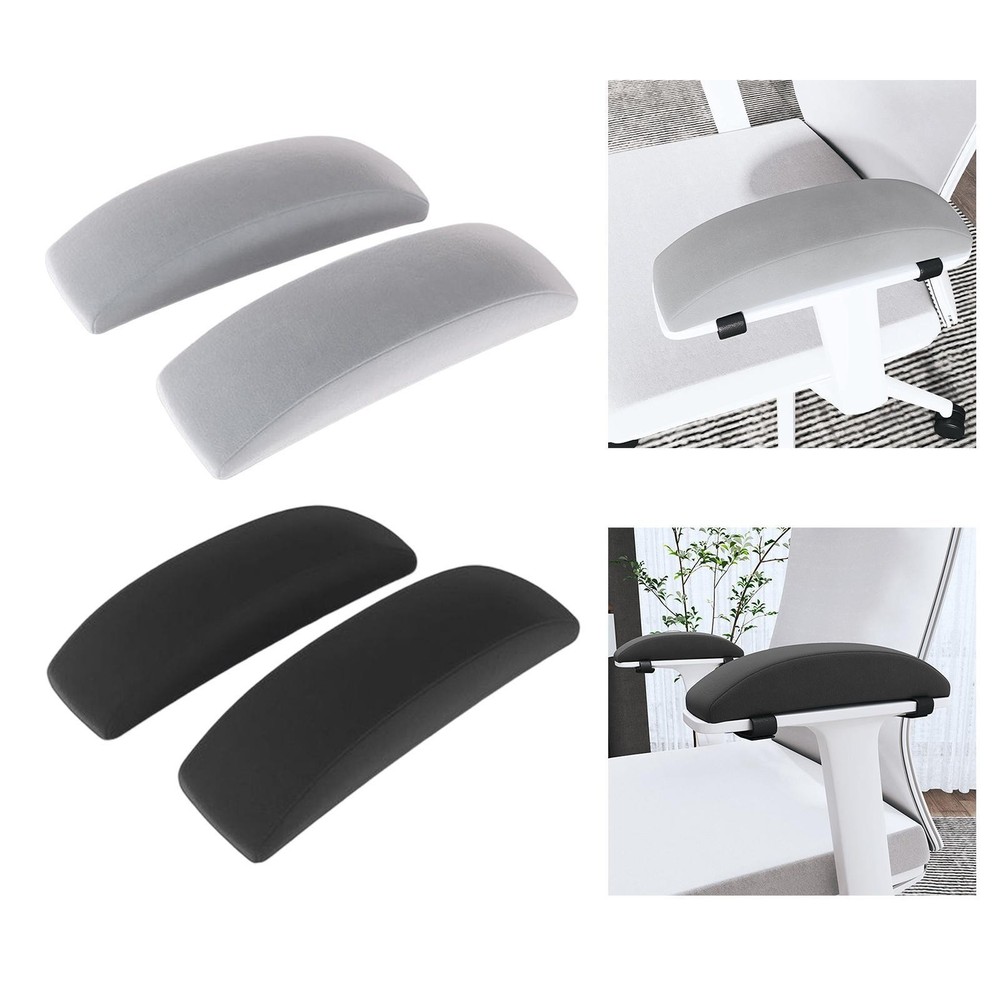 2 Pieces Armrest Cushions Comfortable Support Washable Portable Soft for