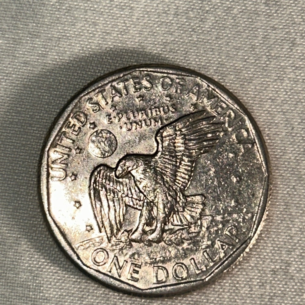1980 Susan B Anthony Dollar FG Rare Wide Rim Multiple Errors