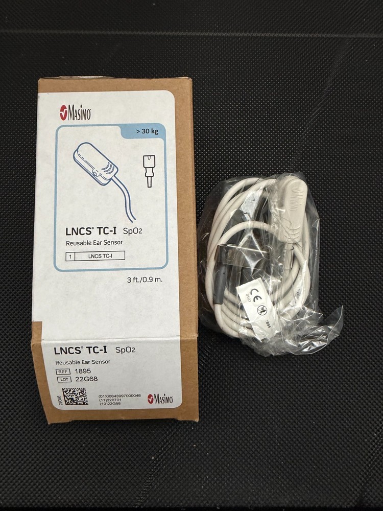 MASIMO LNCS TC-1 SPO2 REUSABLE EAR SENSOR NEW WITH BOX