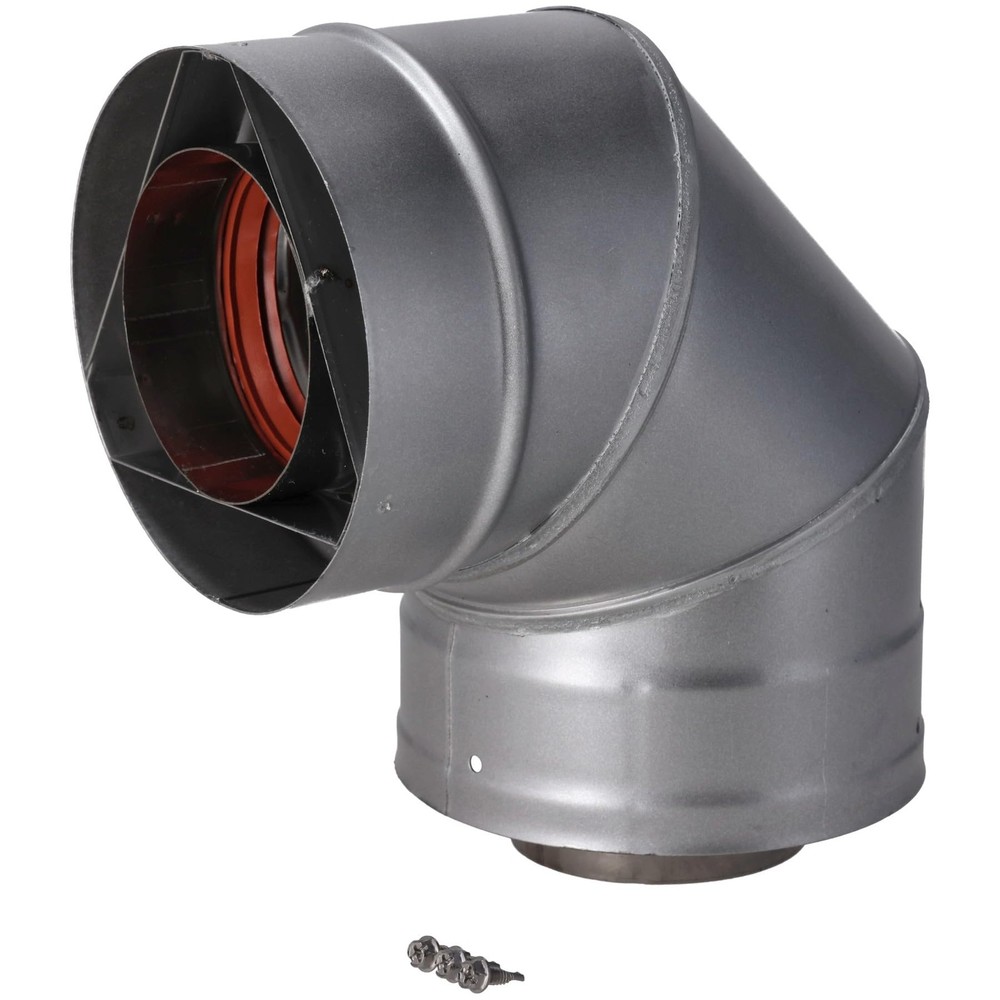 Rheem ProTech 90 Degree Elbow for venting Tankless Non-Condensing Gray