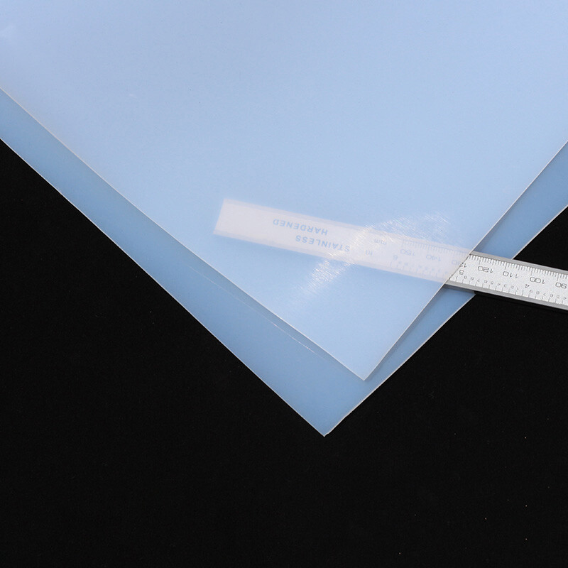 White Silicone Rubber Sheet High Temp Panel For Gaskets DIY Material 3x500x500mm