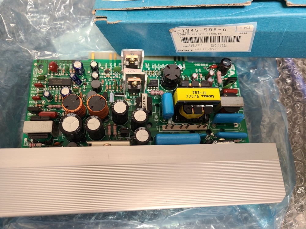 SONY BVM-1310   A-1345-596-A Mounted Circuit Board  EA