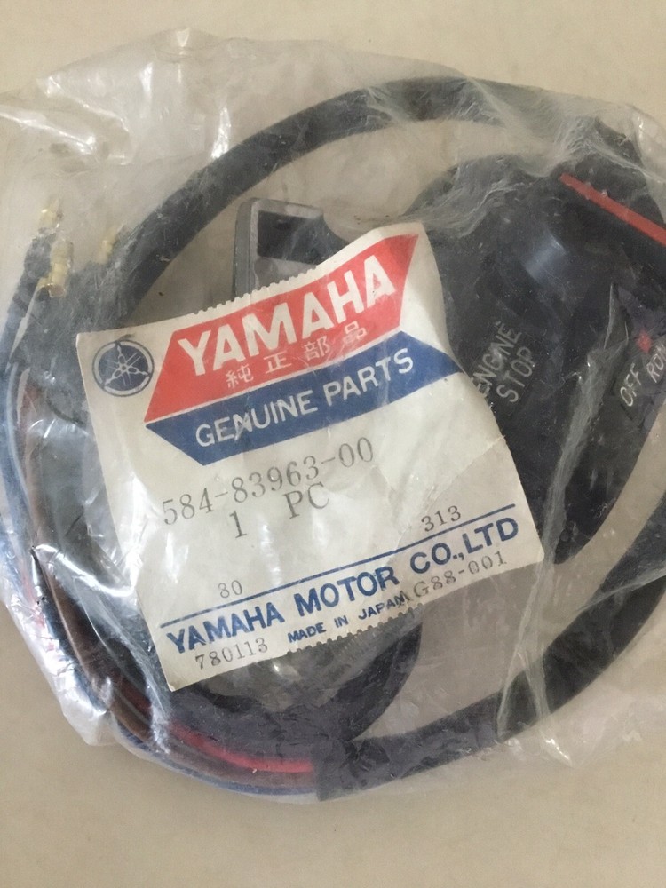 Nos Yamaha Control Switch 584-83963-00