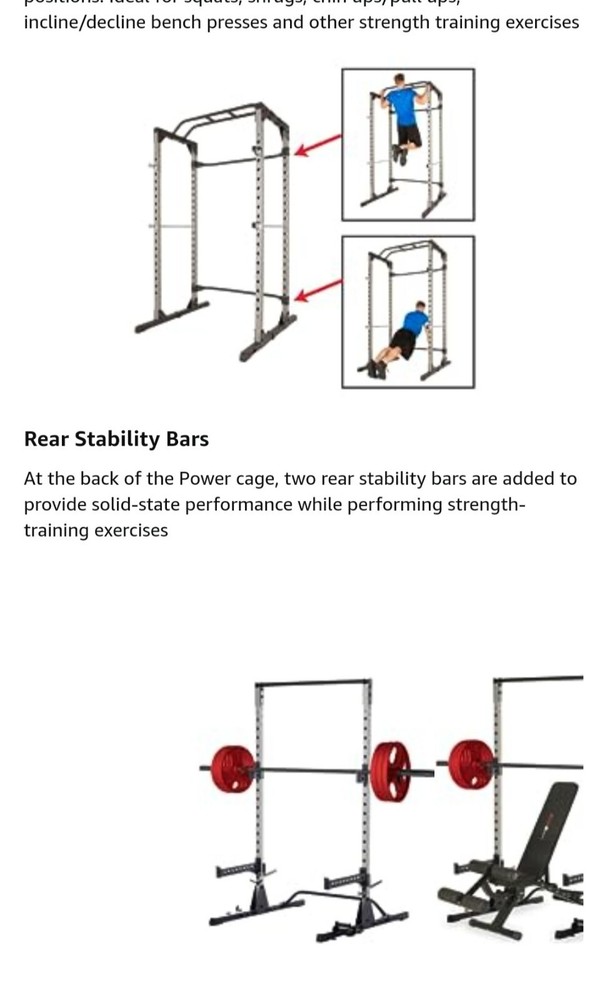 Fitness Reality Squat Rack Power Cage