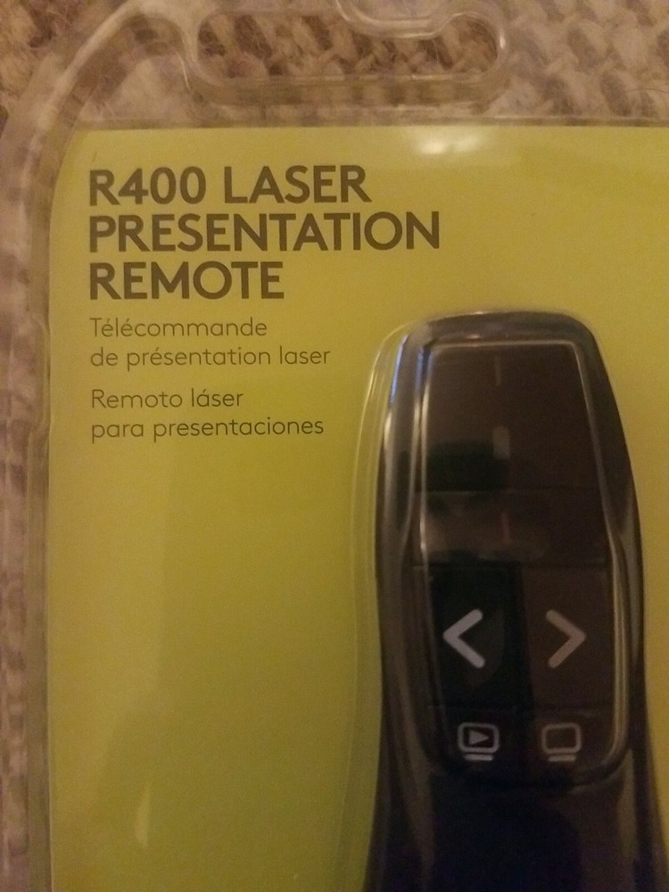 R400 Laser Presentation Remote Logitech