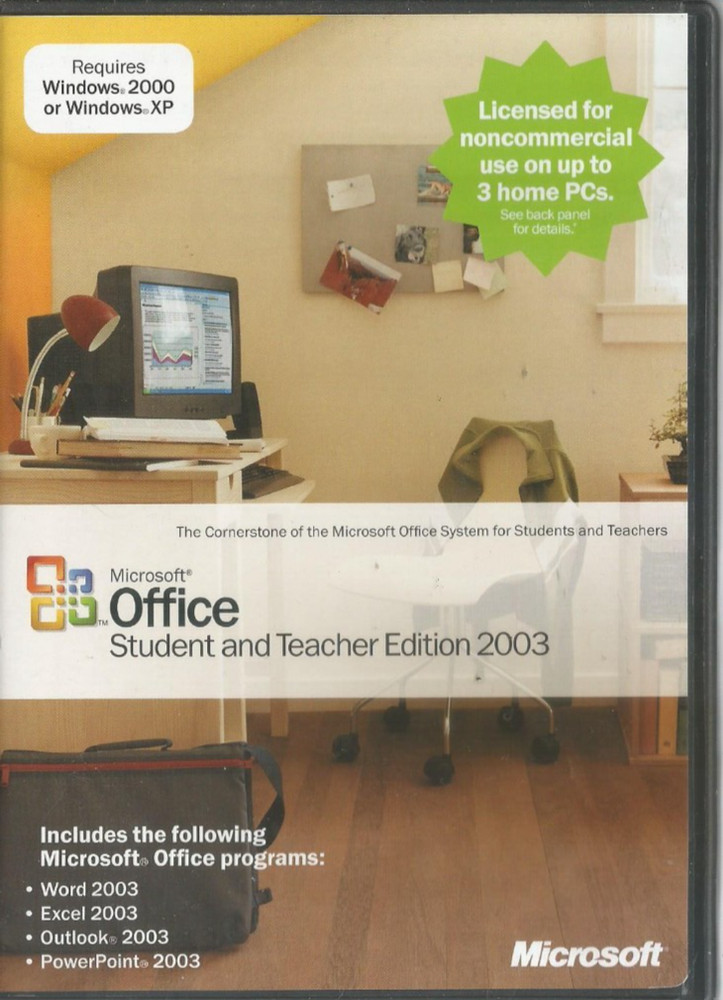 Microsoft Office Student and Teacher Edition 2003