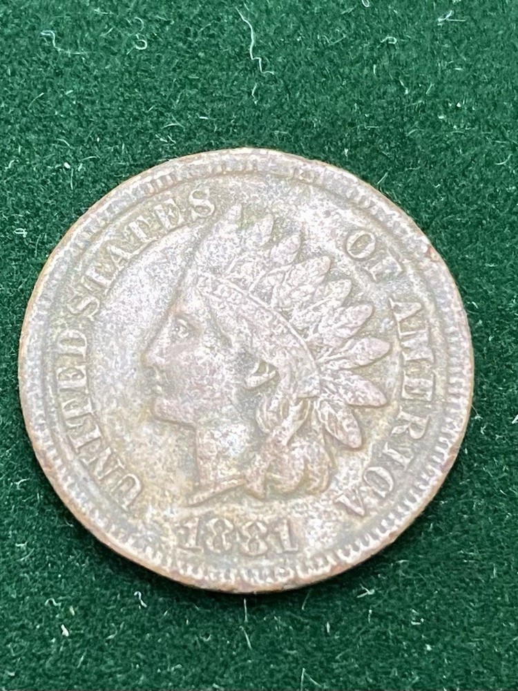 1881 indian head penny