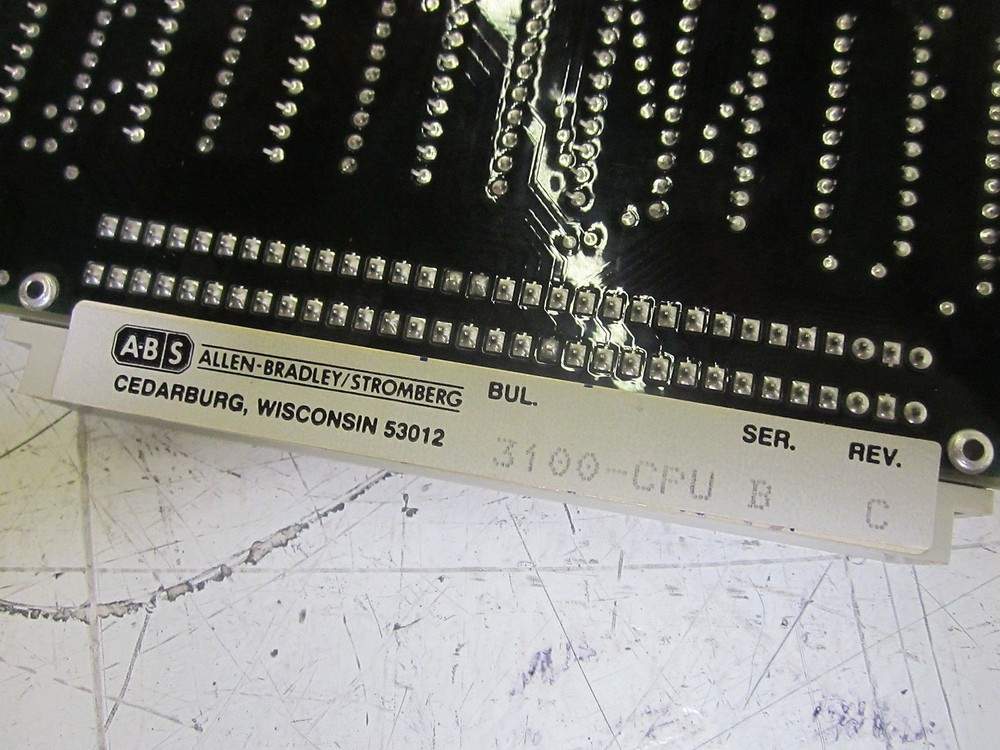ALLEN BRADLEY 3100-CPU SERIES B CPU BOARD UNMP