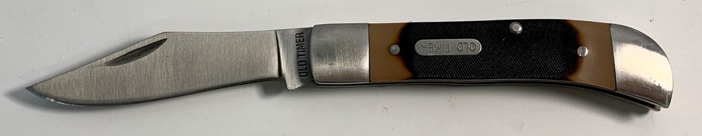 Old Timer 1158651 Folding Knife  3" Clip Point Blade