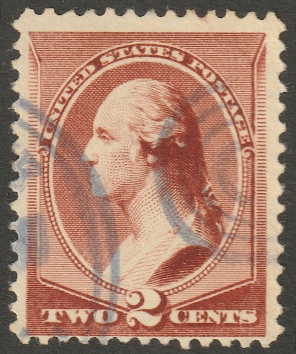 Scott #210 1883 Used Blue Cancel     210SP06-32
