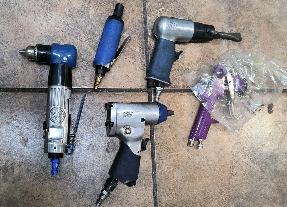 Cornwell Tools Set 3/8 Reversible Right Angle Air Drill with Head Boot CAT375RA