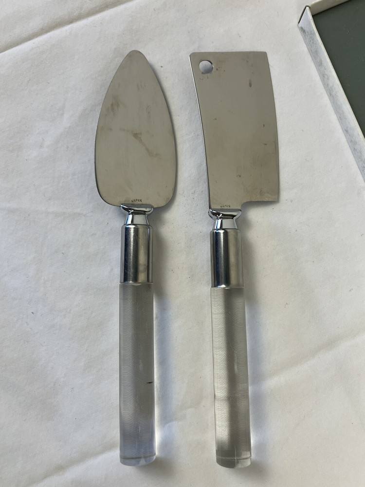 MCM Vintage Frontier Forge CHEESE IT! Cheese Serving Set Stainless Steel